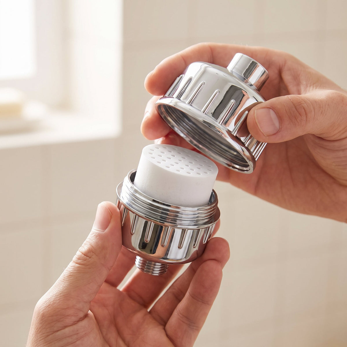Mosswell Filtered Shower Head — Takes the Chlorine Out on the Way Through